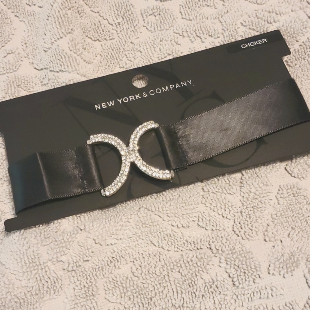 Rhinestone choker
